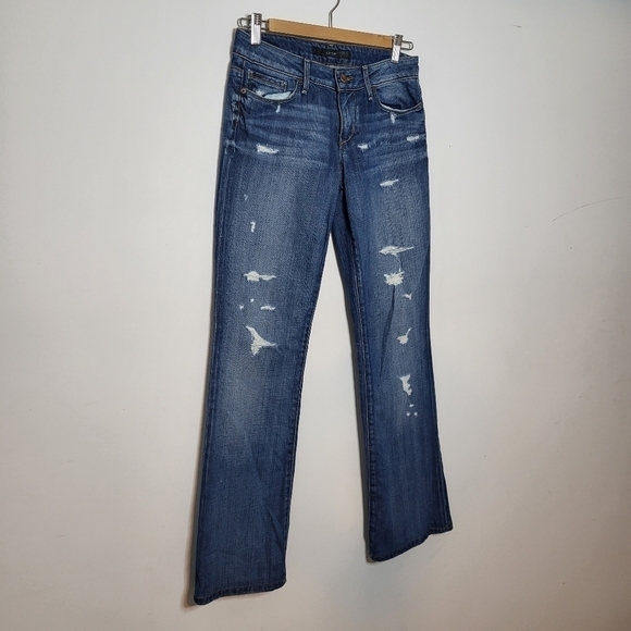 Joe's Honey Fit Distressed Bootcut Jeans Size 27 - Picture 13 of 13